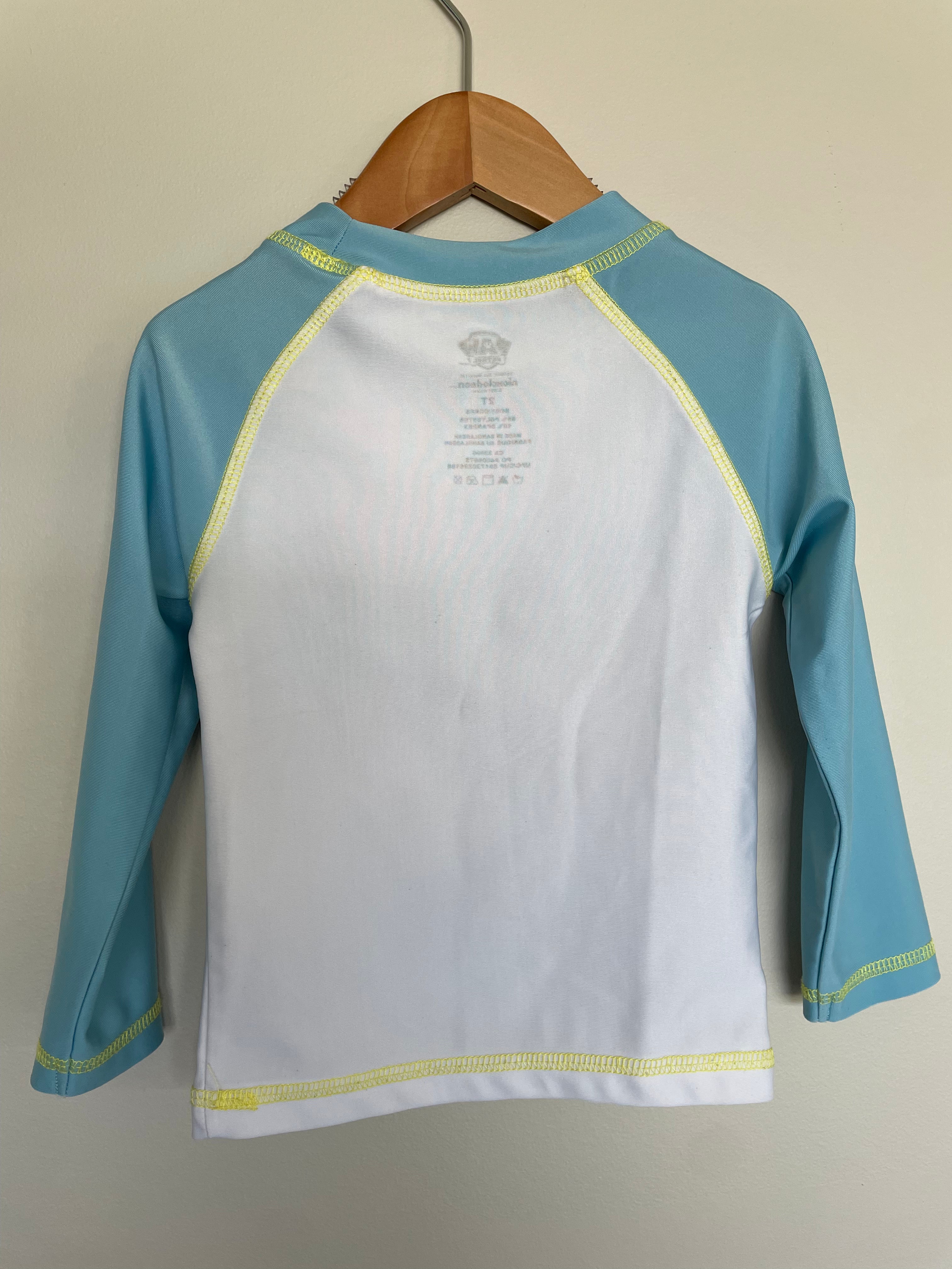 Paw Patrol long sleeved swim shirt | 2T