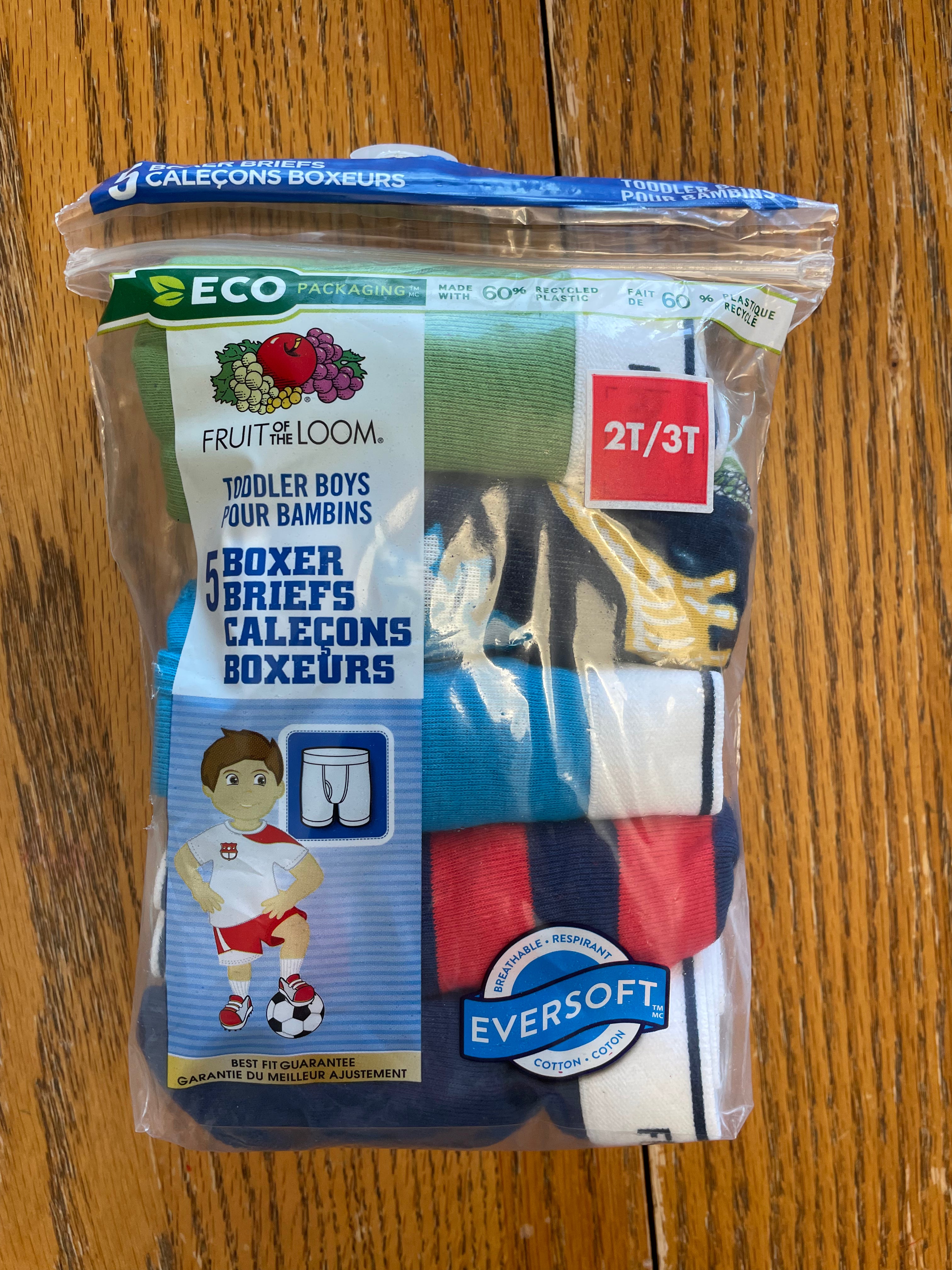 Fruit of the Loom Boxer Briefs | 2/3T