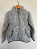 George Heather Grey Zip-Up | 3T