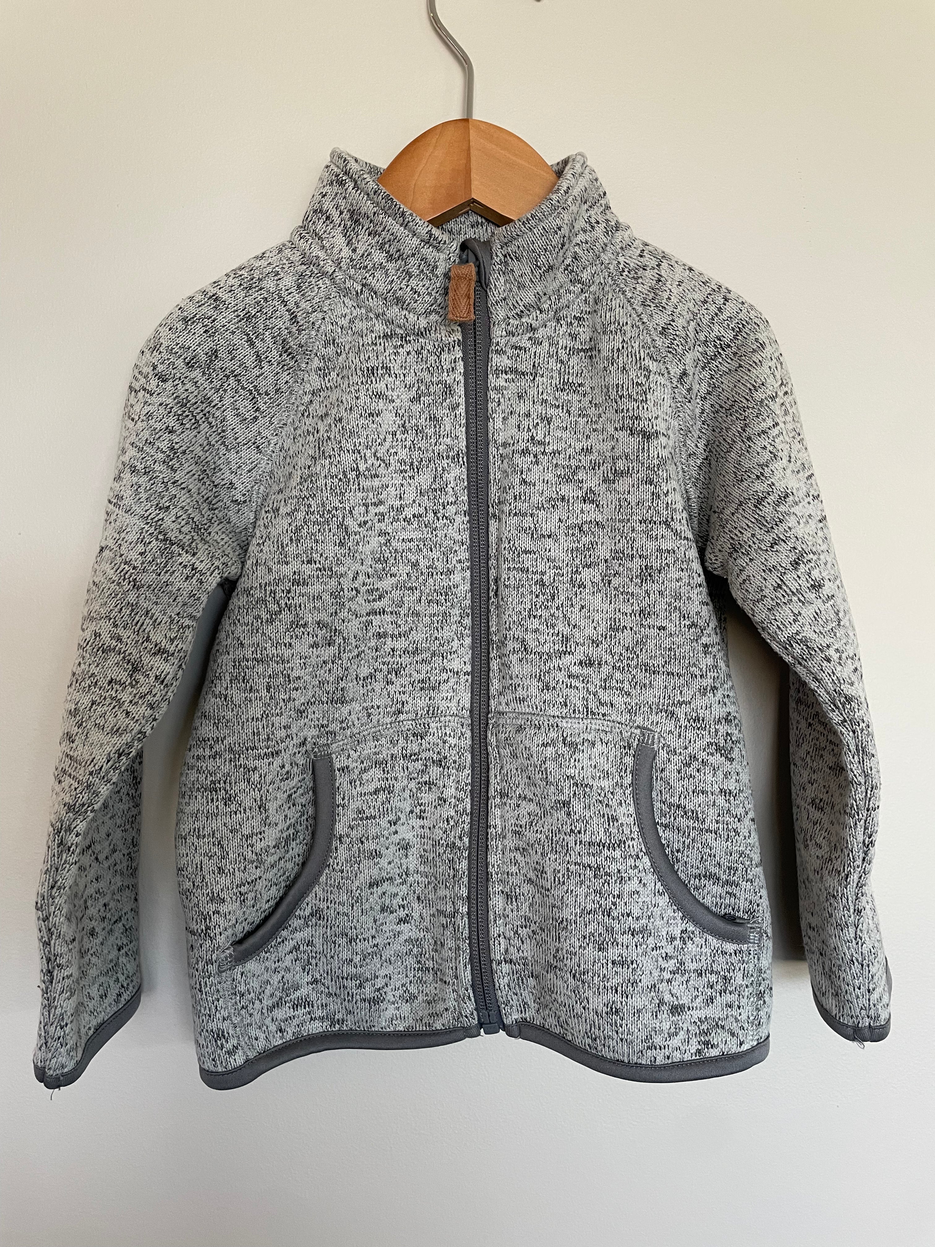 George Heather Grey Zip-Up | 3T