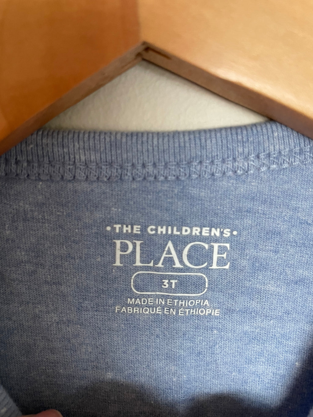 Children's Place Heather Blue T-Shirt | 3T