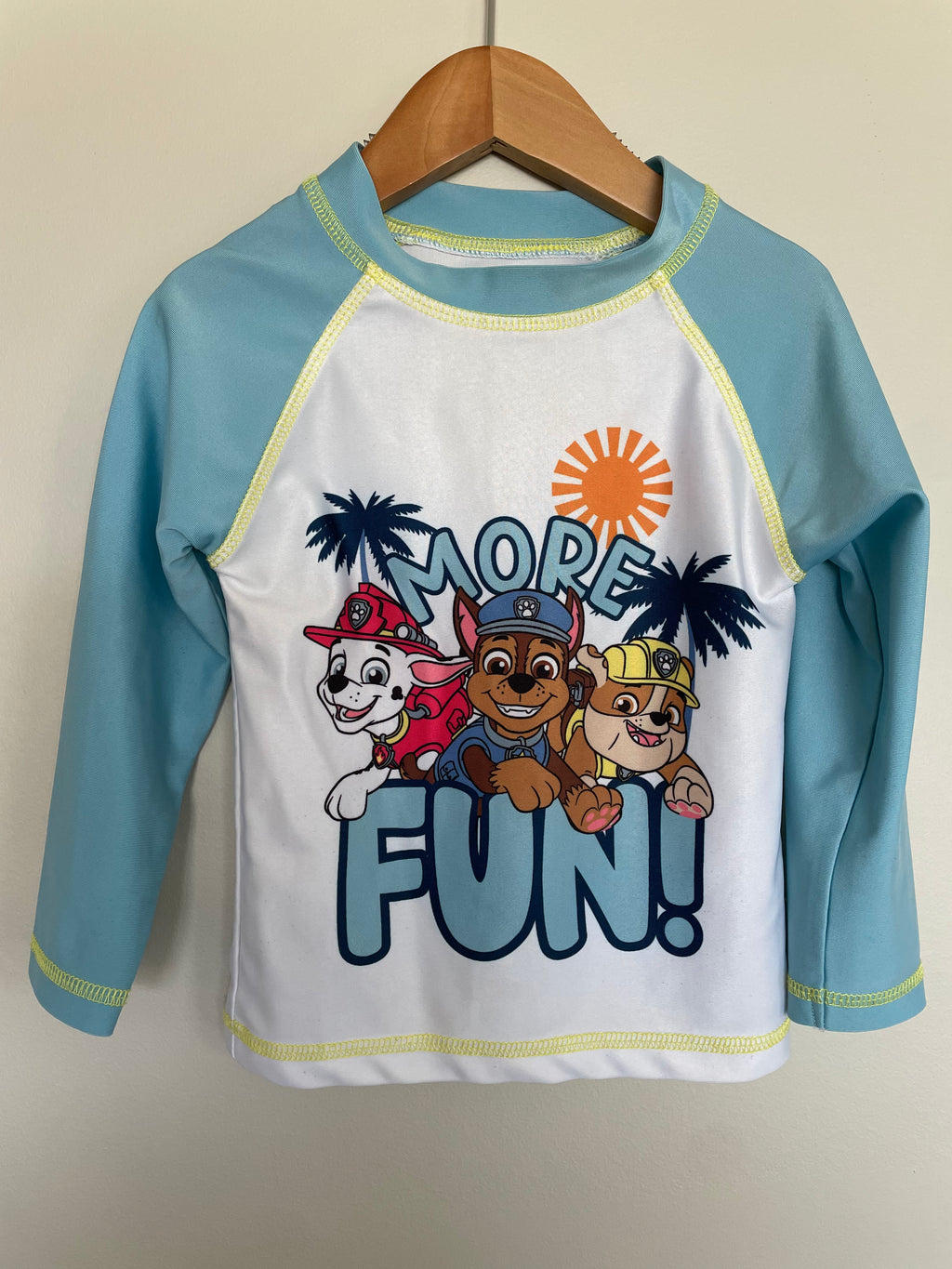 Paw Patrol long sleeved swim shirt | 2T