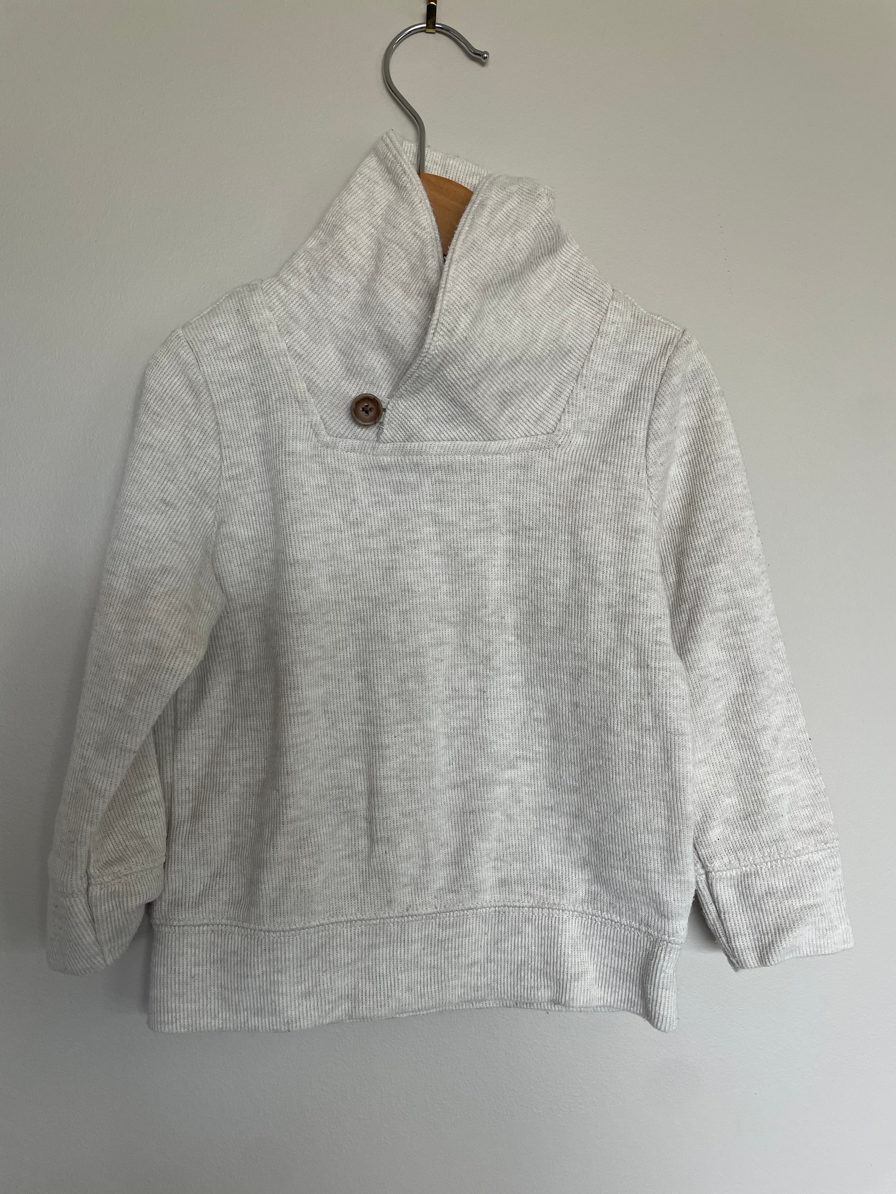 Old Navy Grey Cowl Neck Sweater | 2T