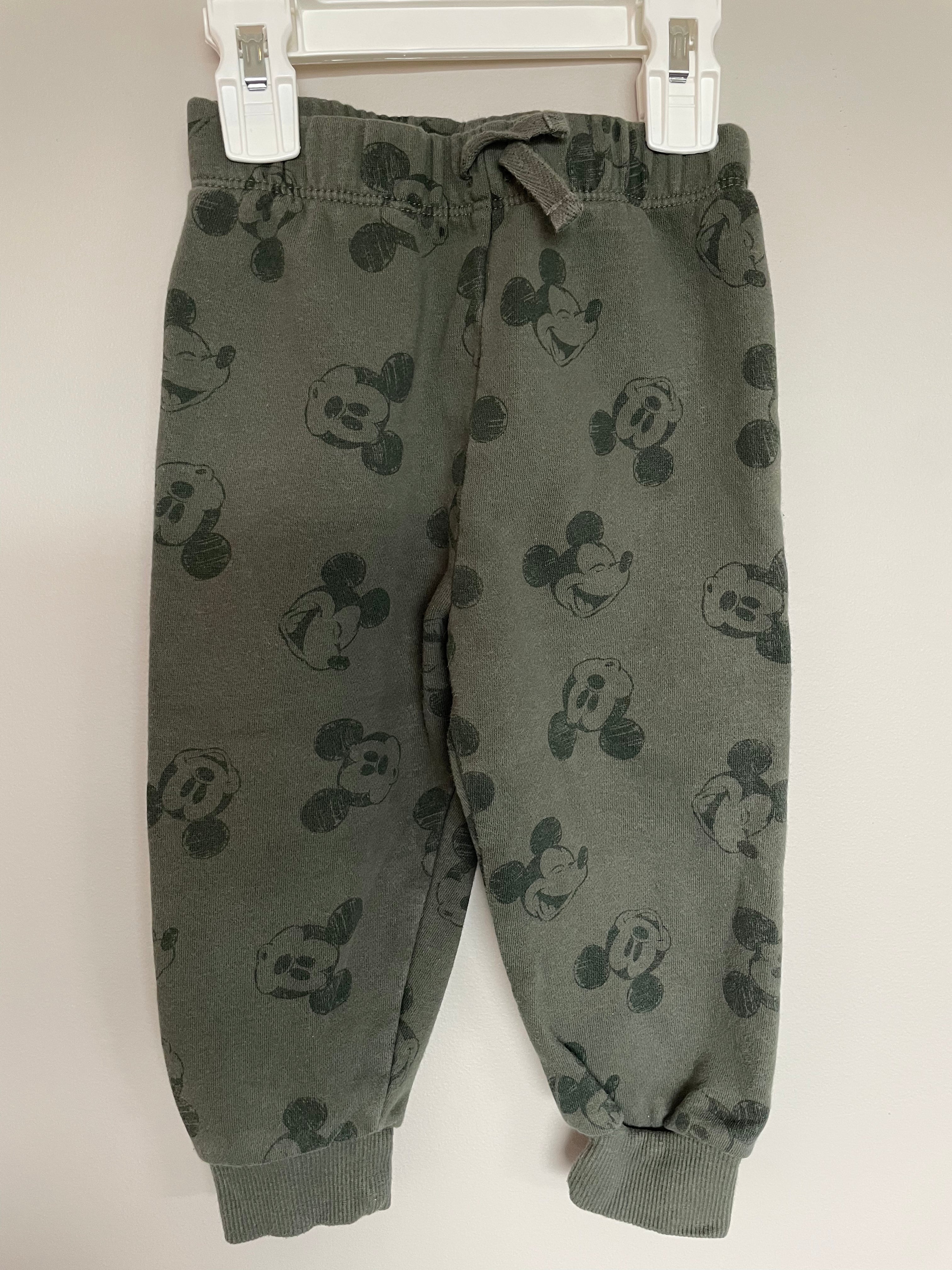 Disney Green Sweat Pants | 24M