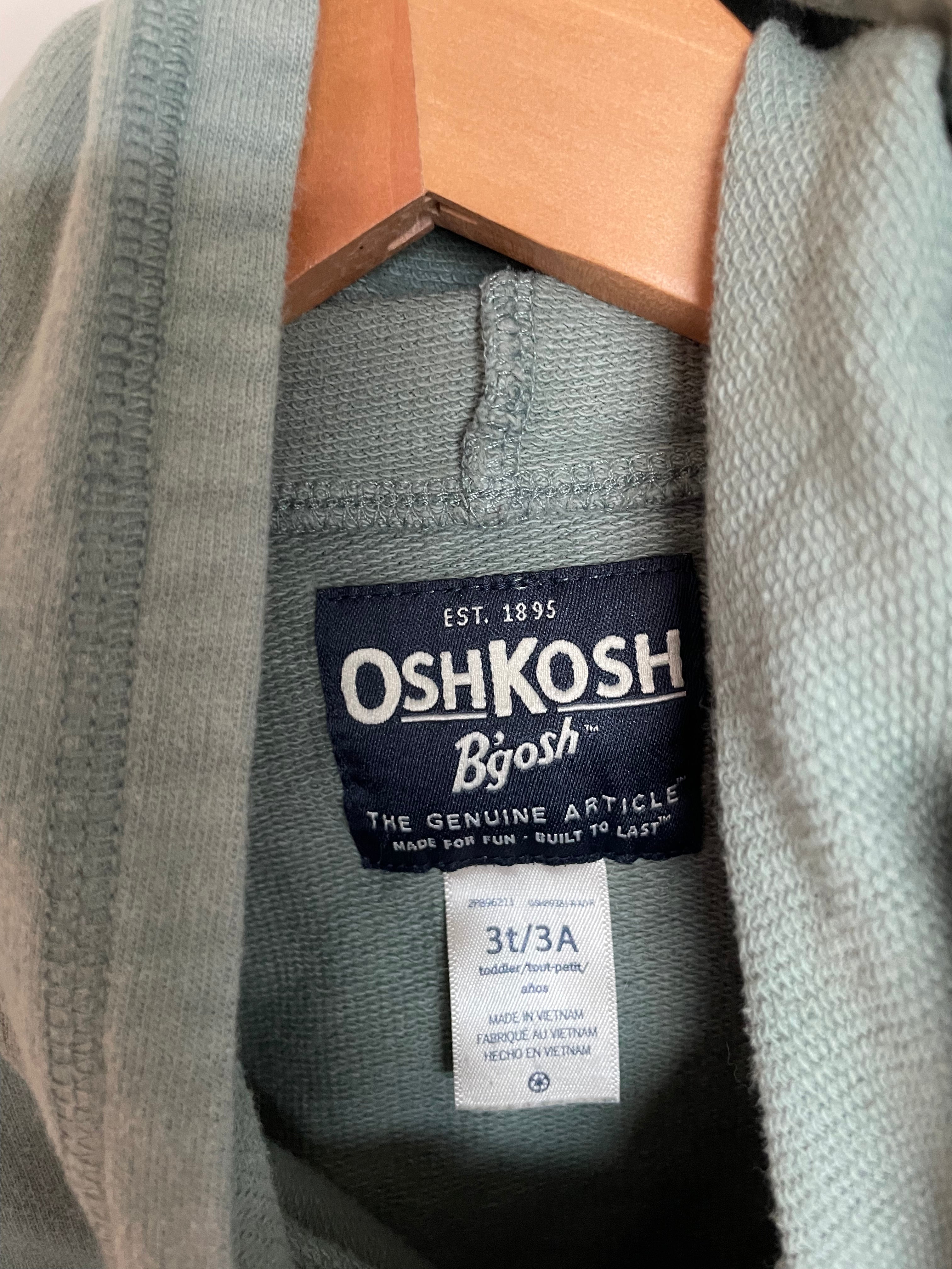 OshKosh Green Ombre Hoodie | 3T