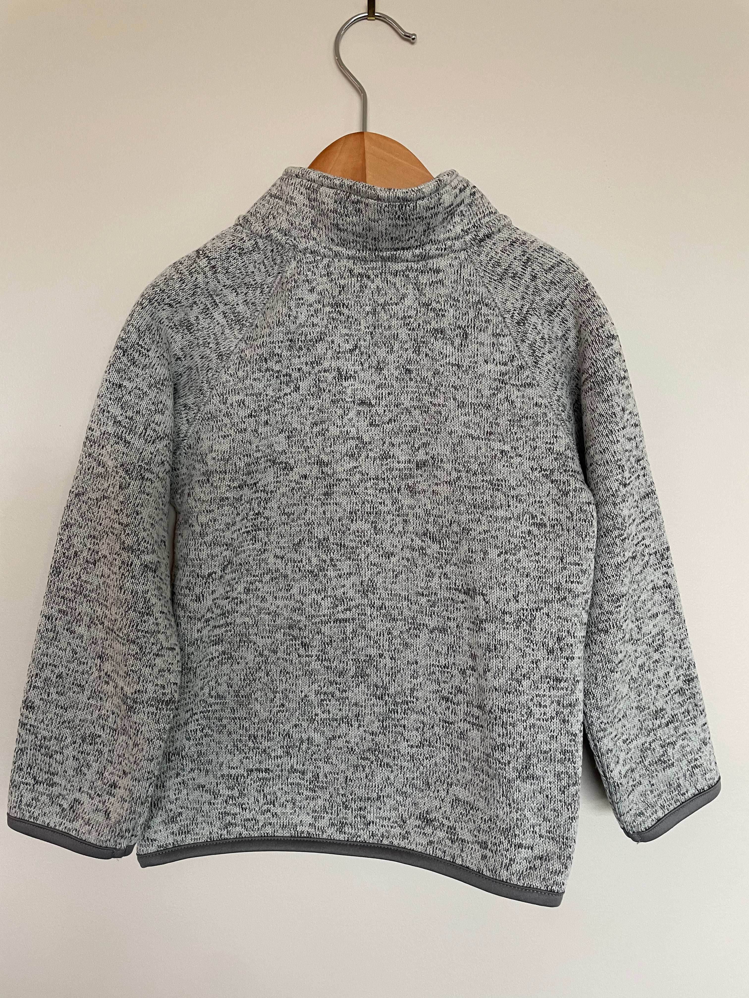 George Heather Grey Zip-Up | 4T