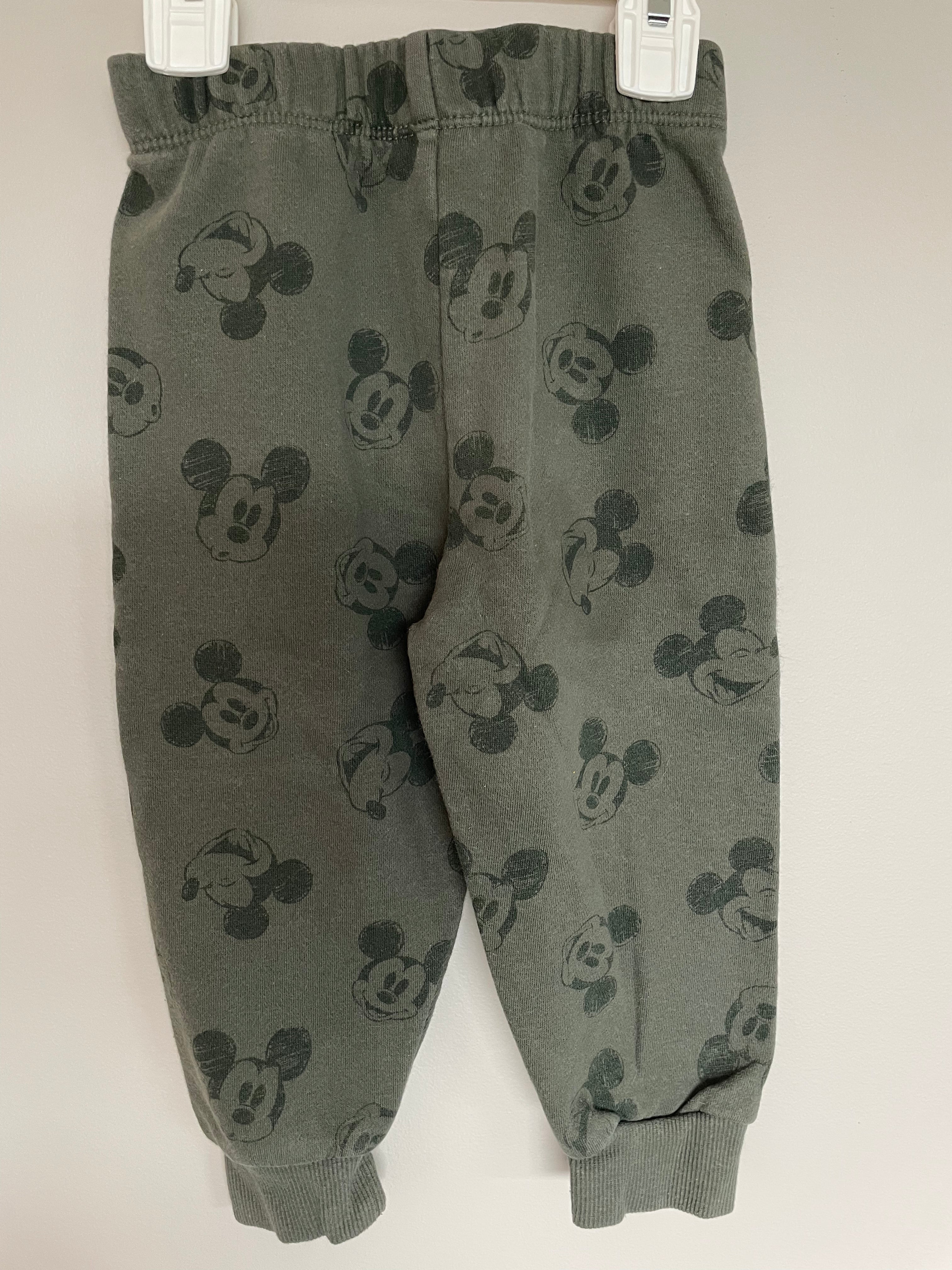 Disney Green Sweat Pants | 24M