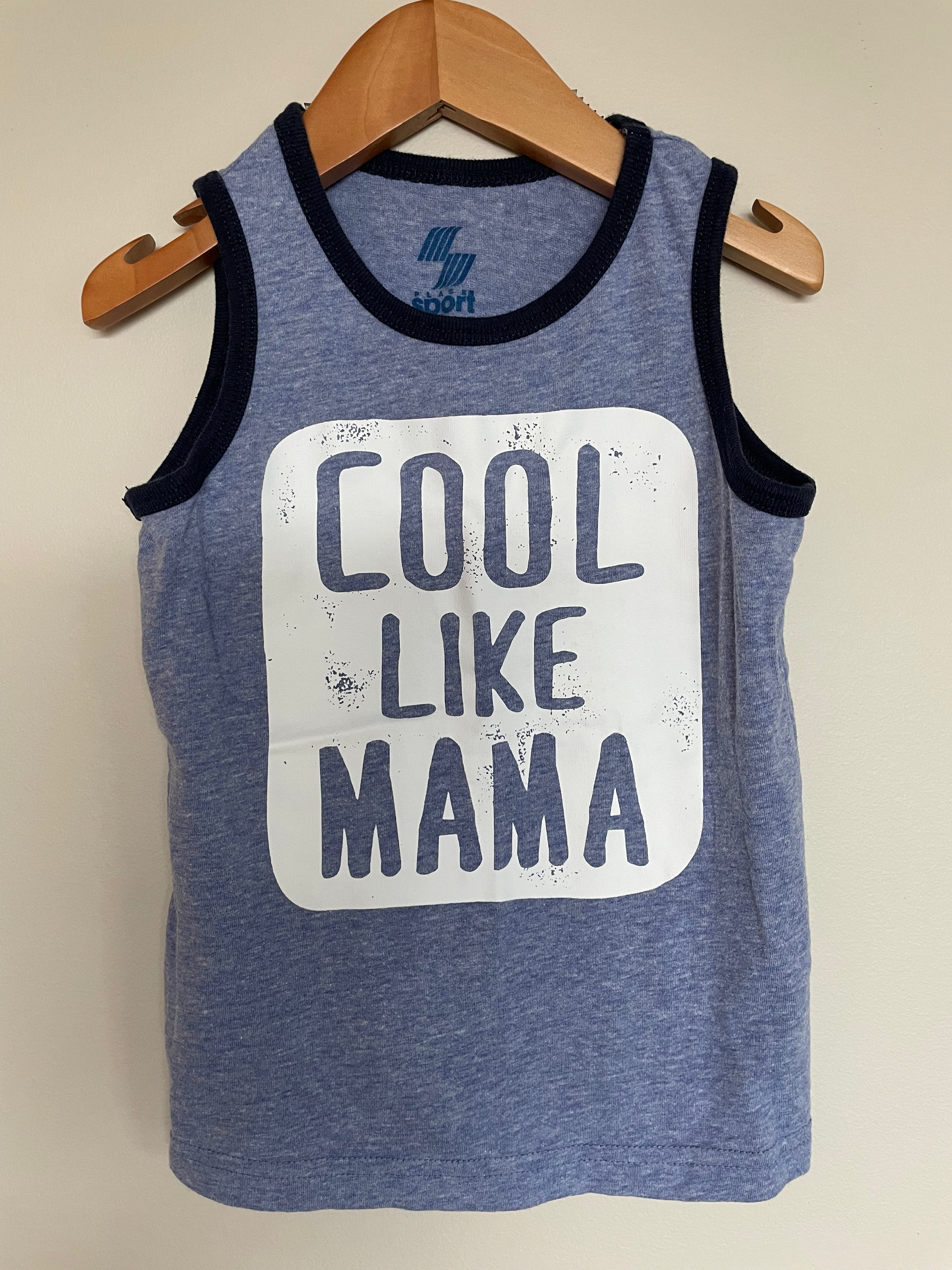 Blue Sleeveless Shirt | 2T