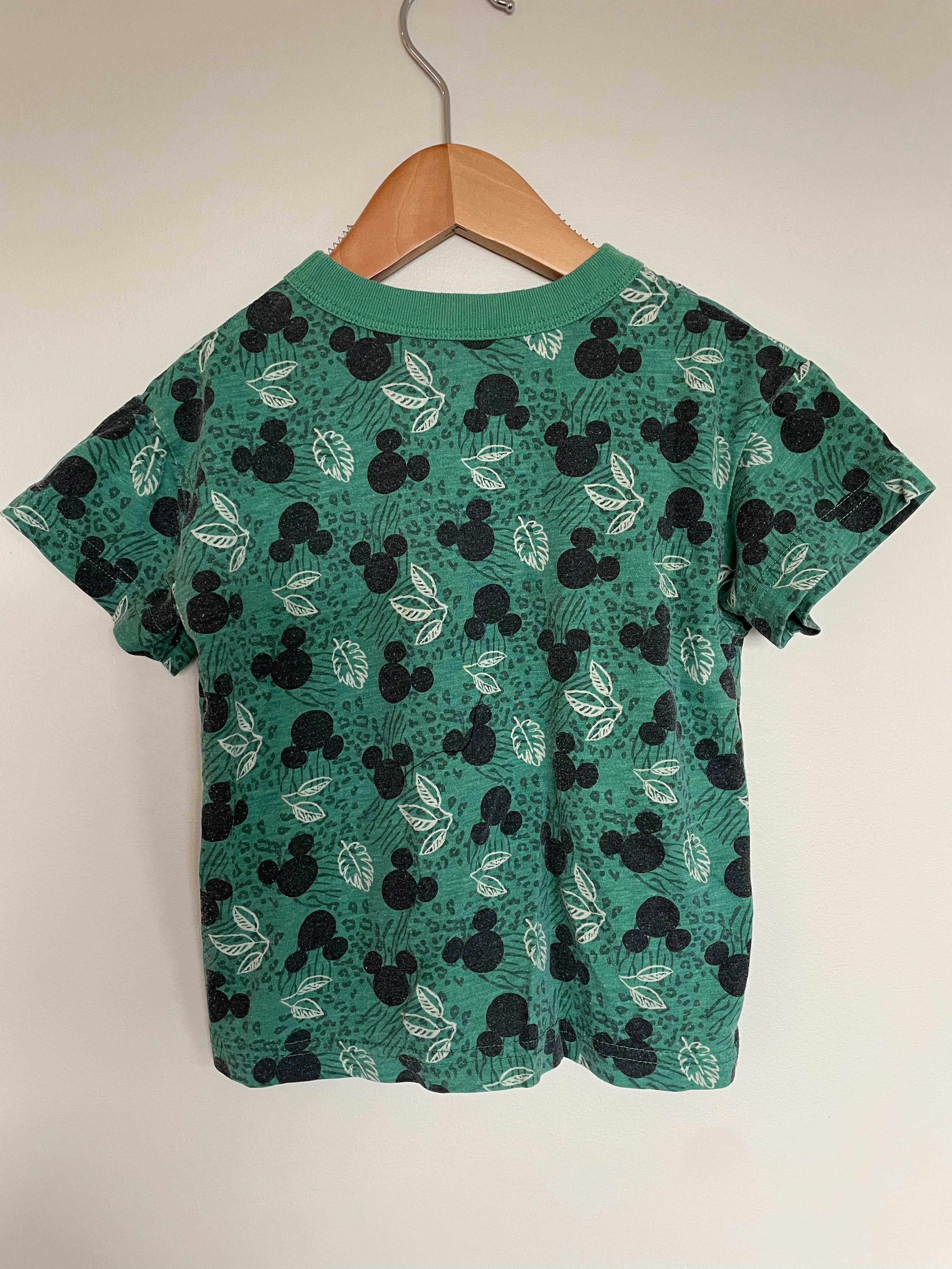 Joe Fresh Mickey Green T-Shirt | 2T