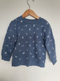 George Blue Crewneck with sneakers | 2T
