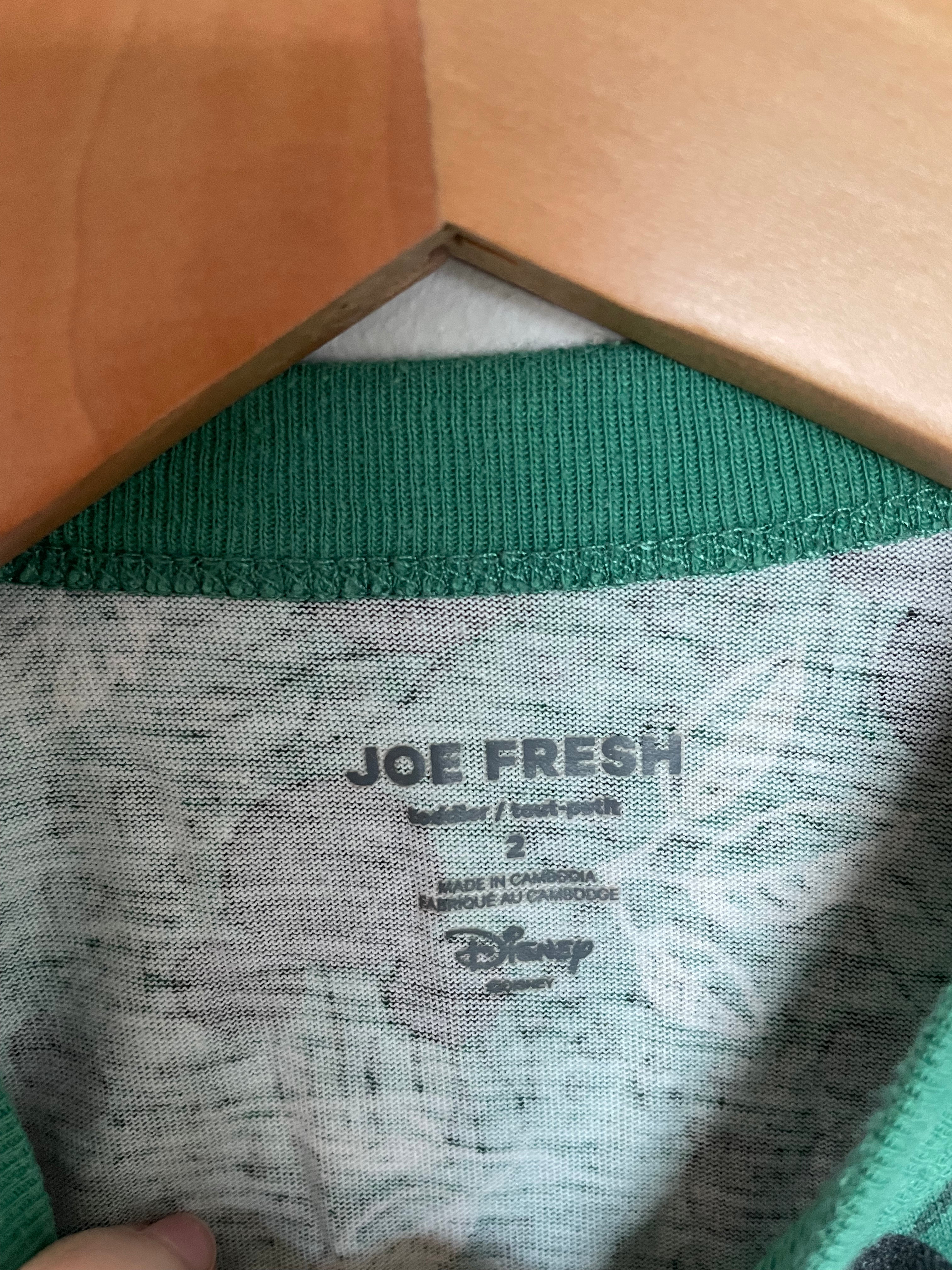 Joe Fresh Mickey Green T-Shirt | 2T