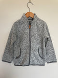 George Heather Grey Zip-Up | 4T