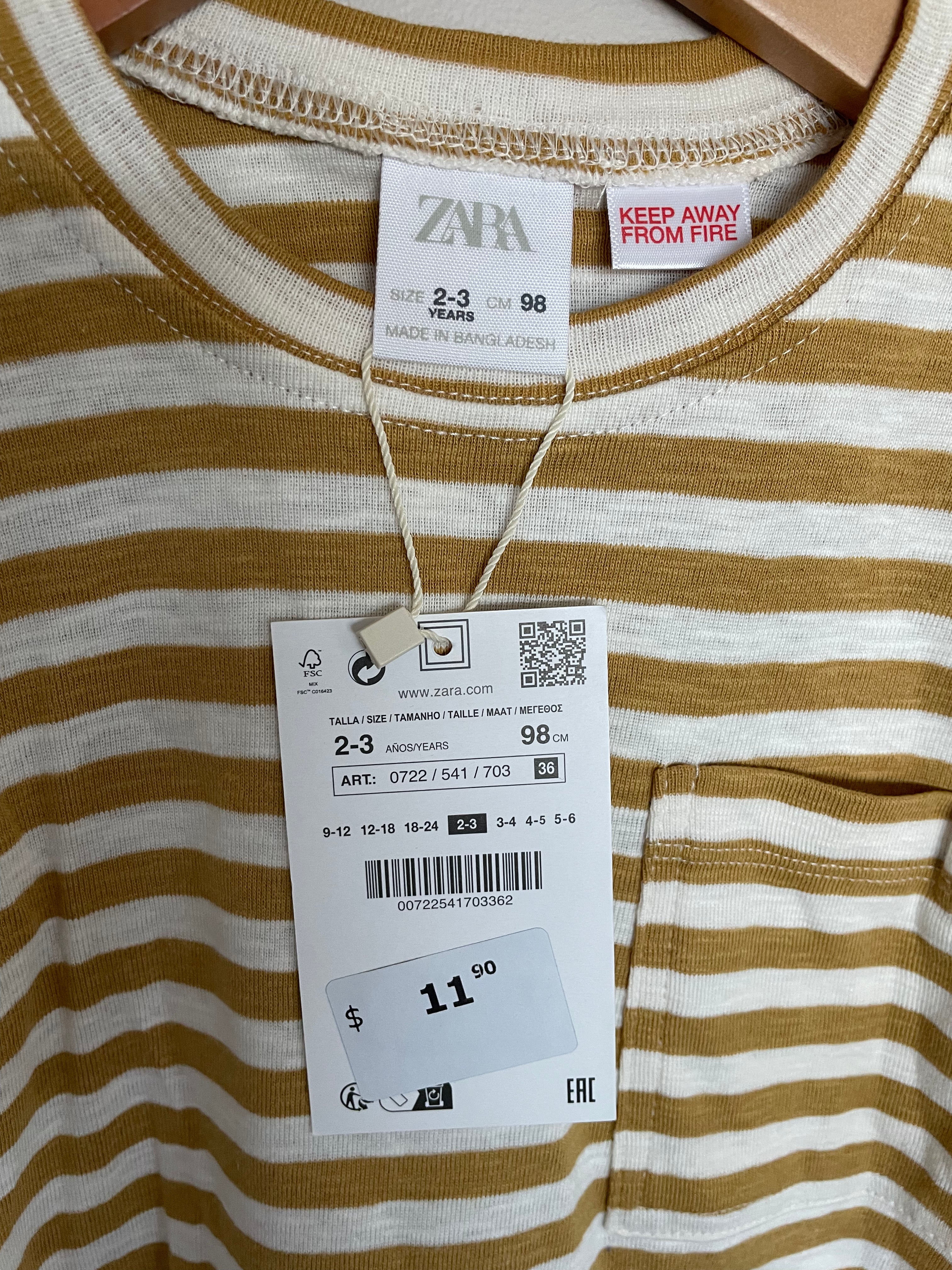 Zara Striped Tee Shirt | 3T