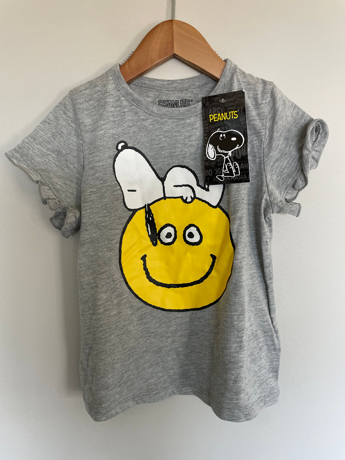 Peanuts Grey T-Shirt | 4T