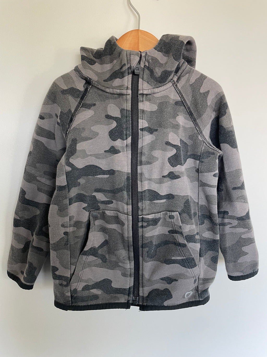 GAP Grey Camo Zip-Up | 3T