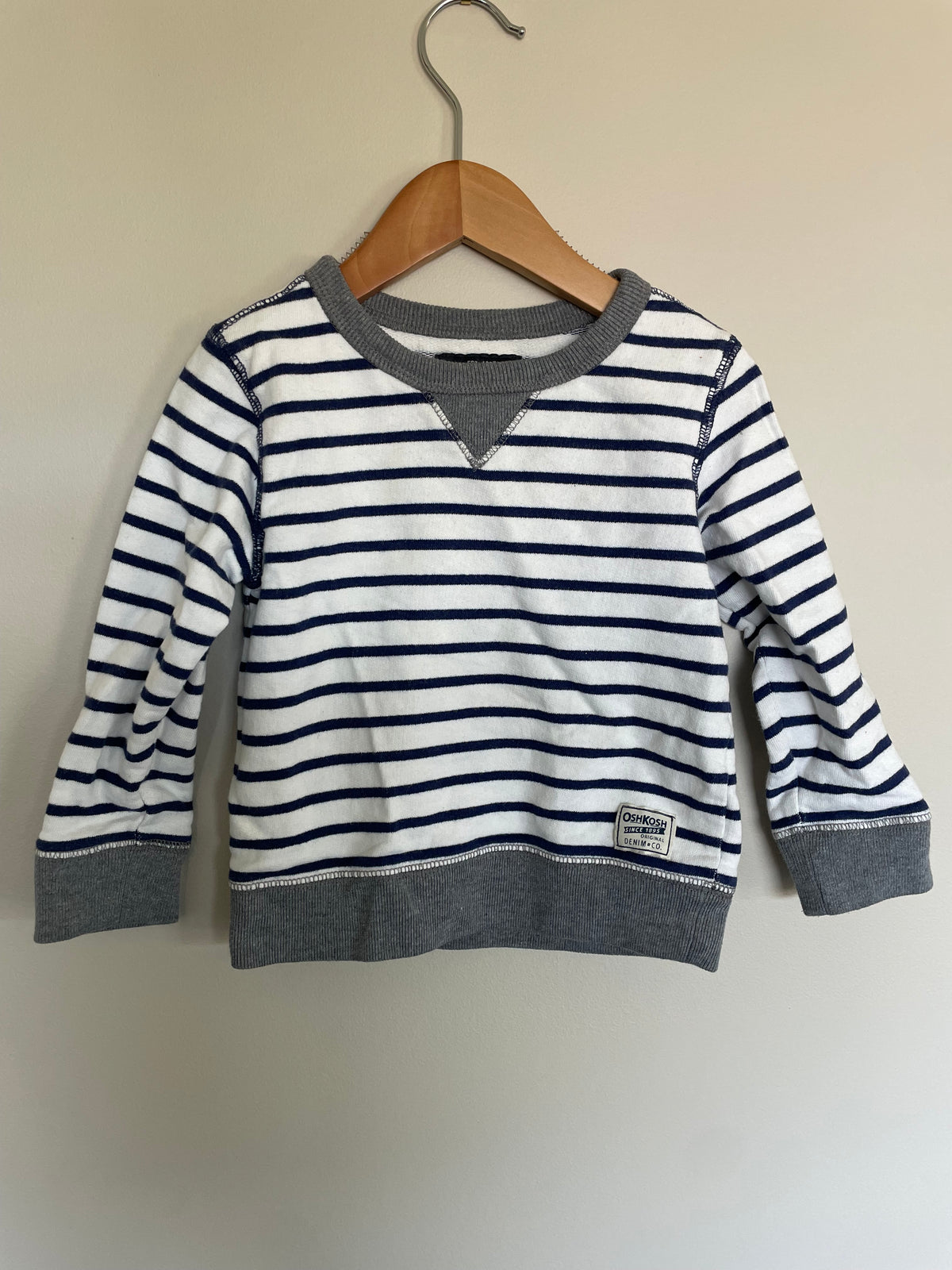 OshKosh Crewneck Striped Sweater | 2T