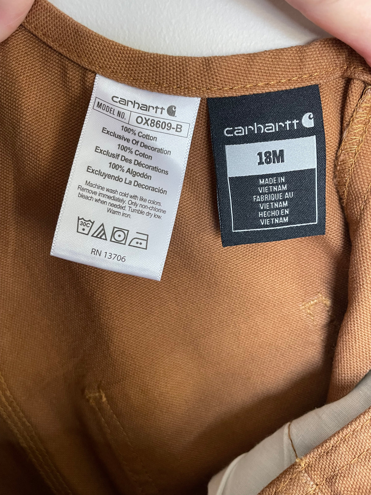 Carhartt Overalls | 18M