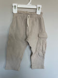 Zara Beige Waffle Pants | 18-24M