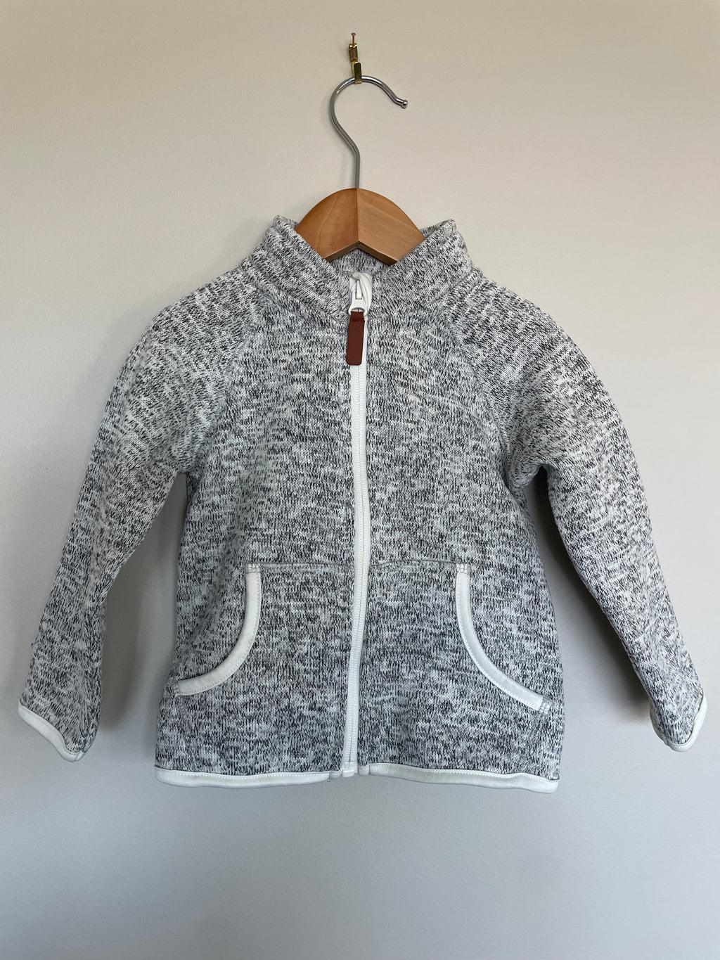 George Heather Grey Zip Up | 2T