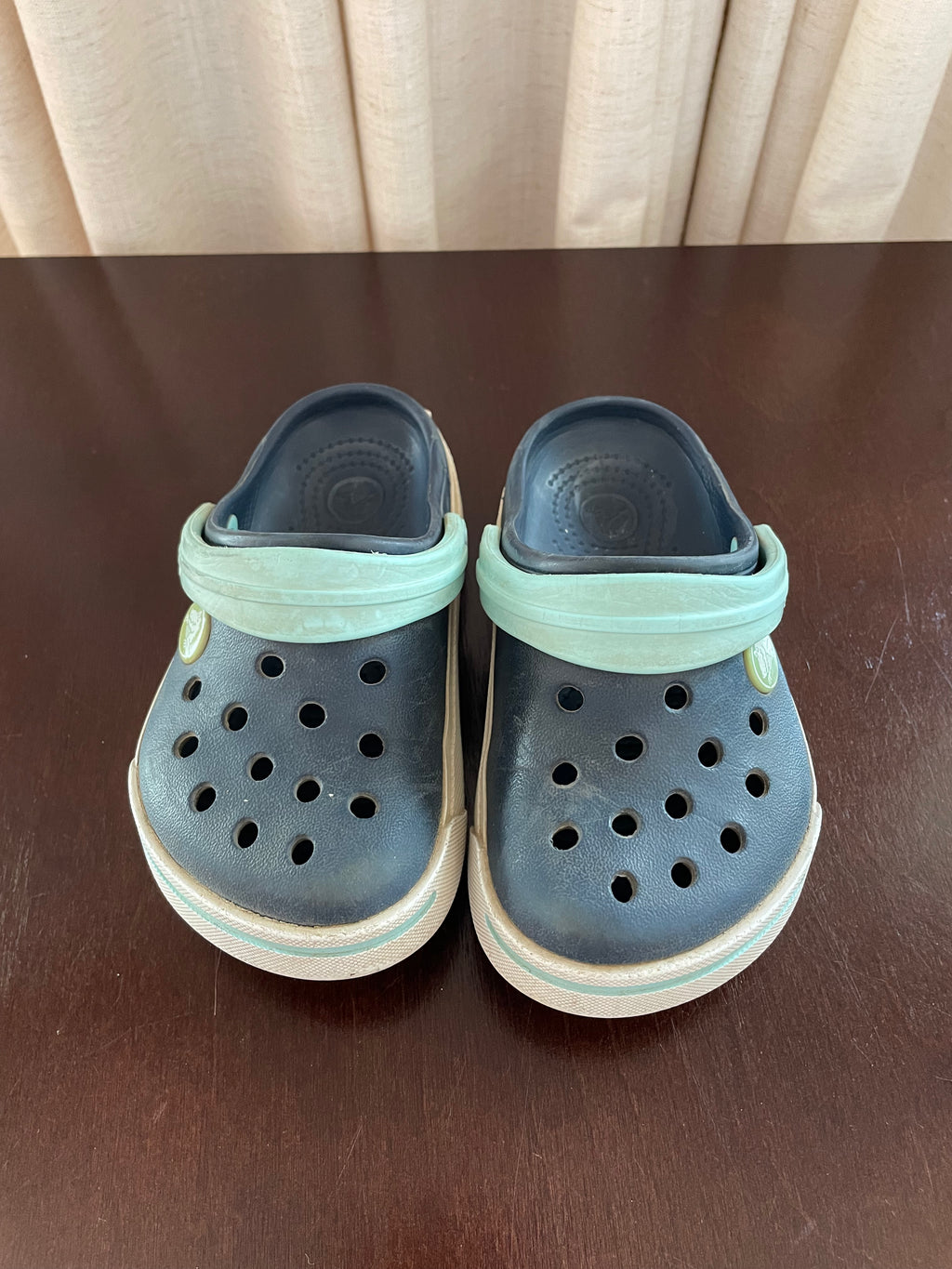 Navy Crocs Size 8