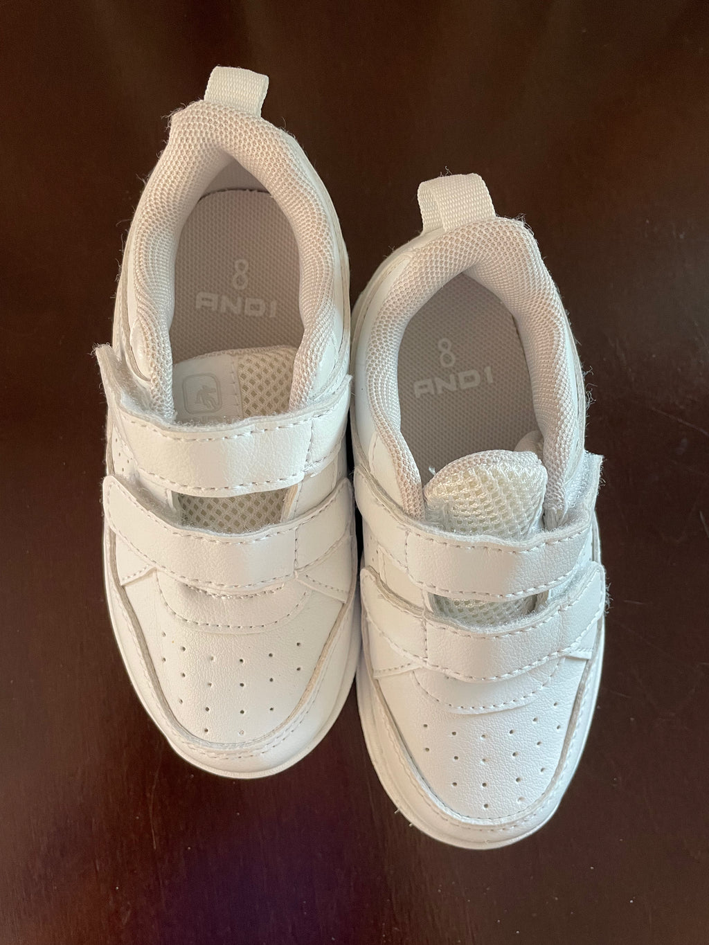 And1 White Sneakers Size 8