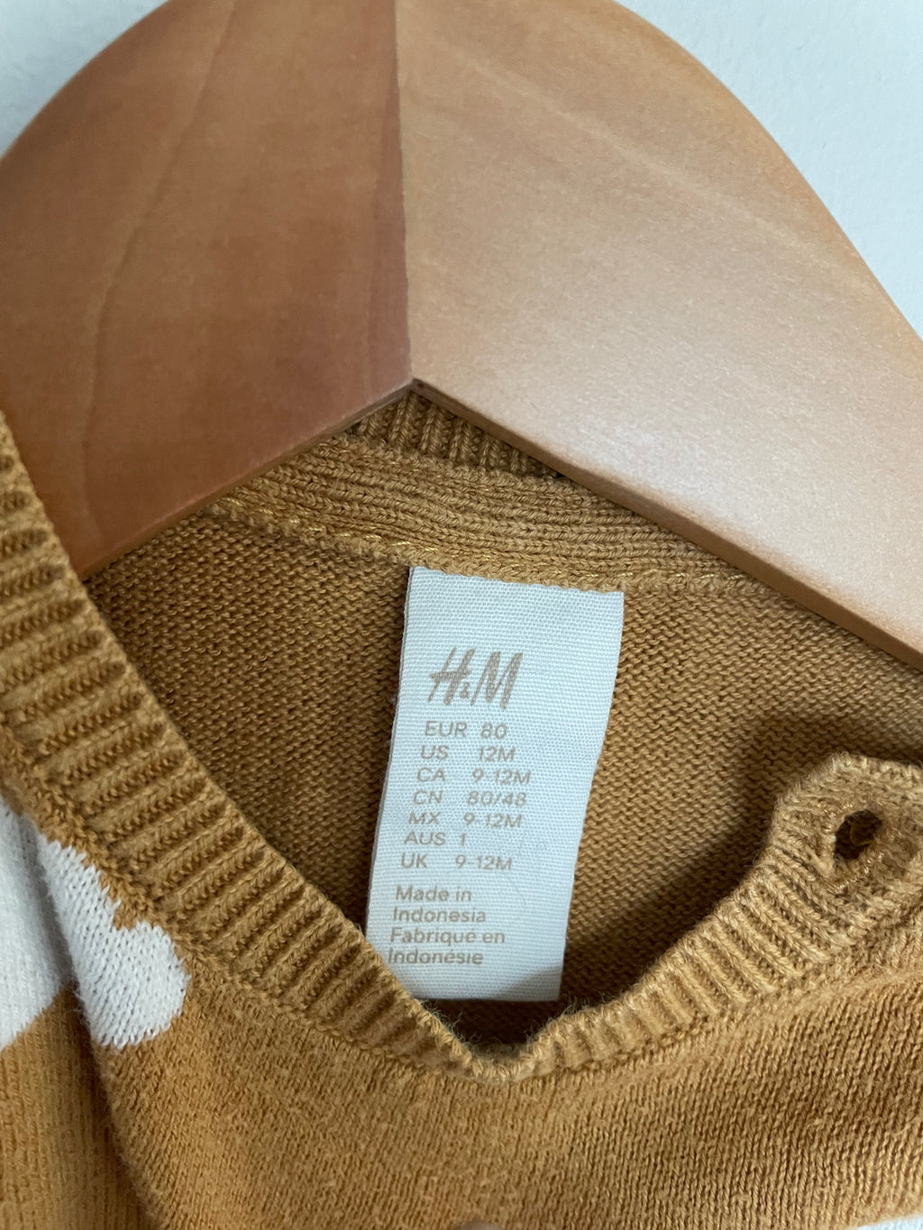 H&M Dove Knit Sweater | 12M