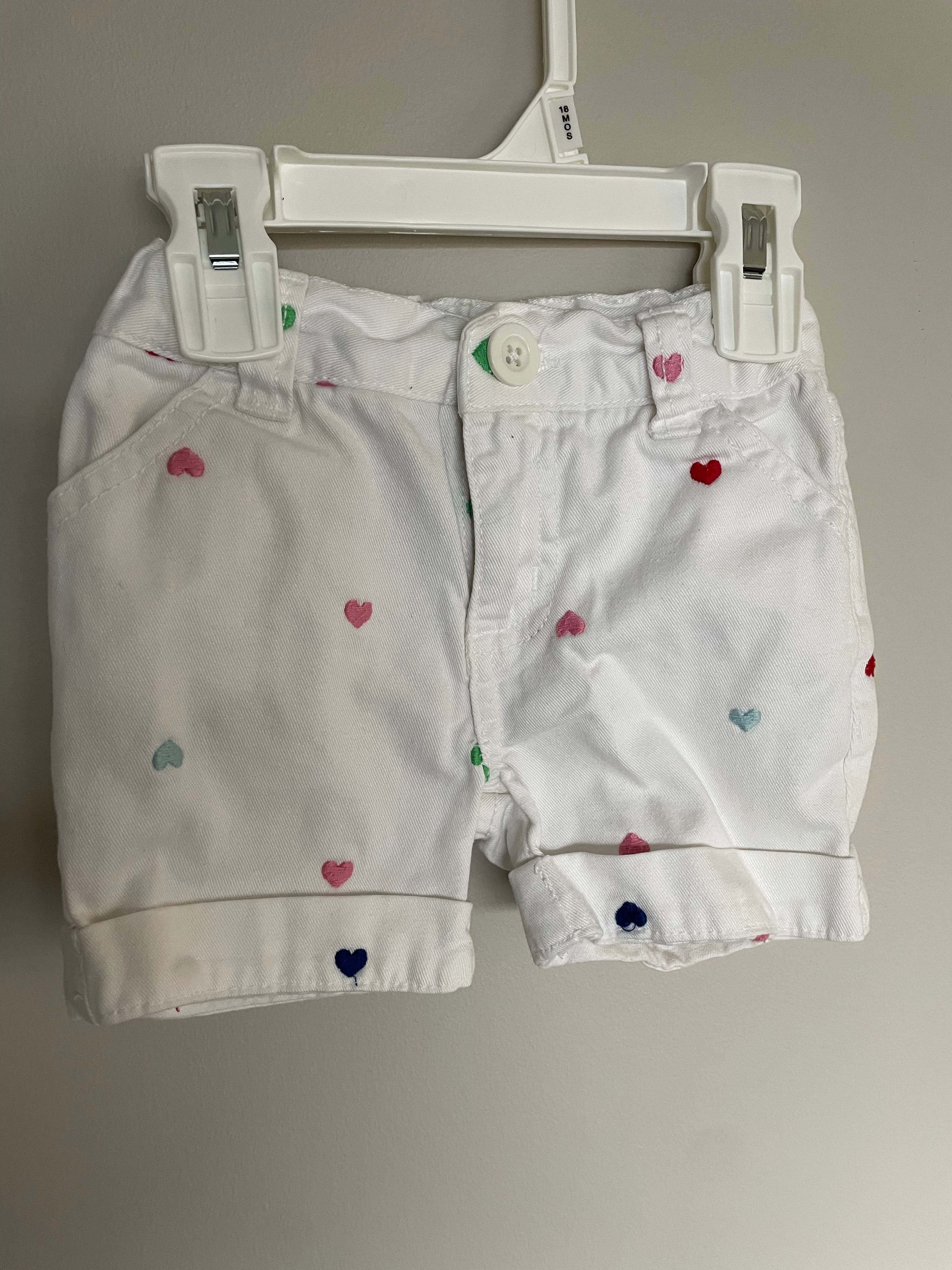 Joe Fresh Embroidered Heart Shorts | 12M