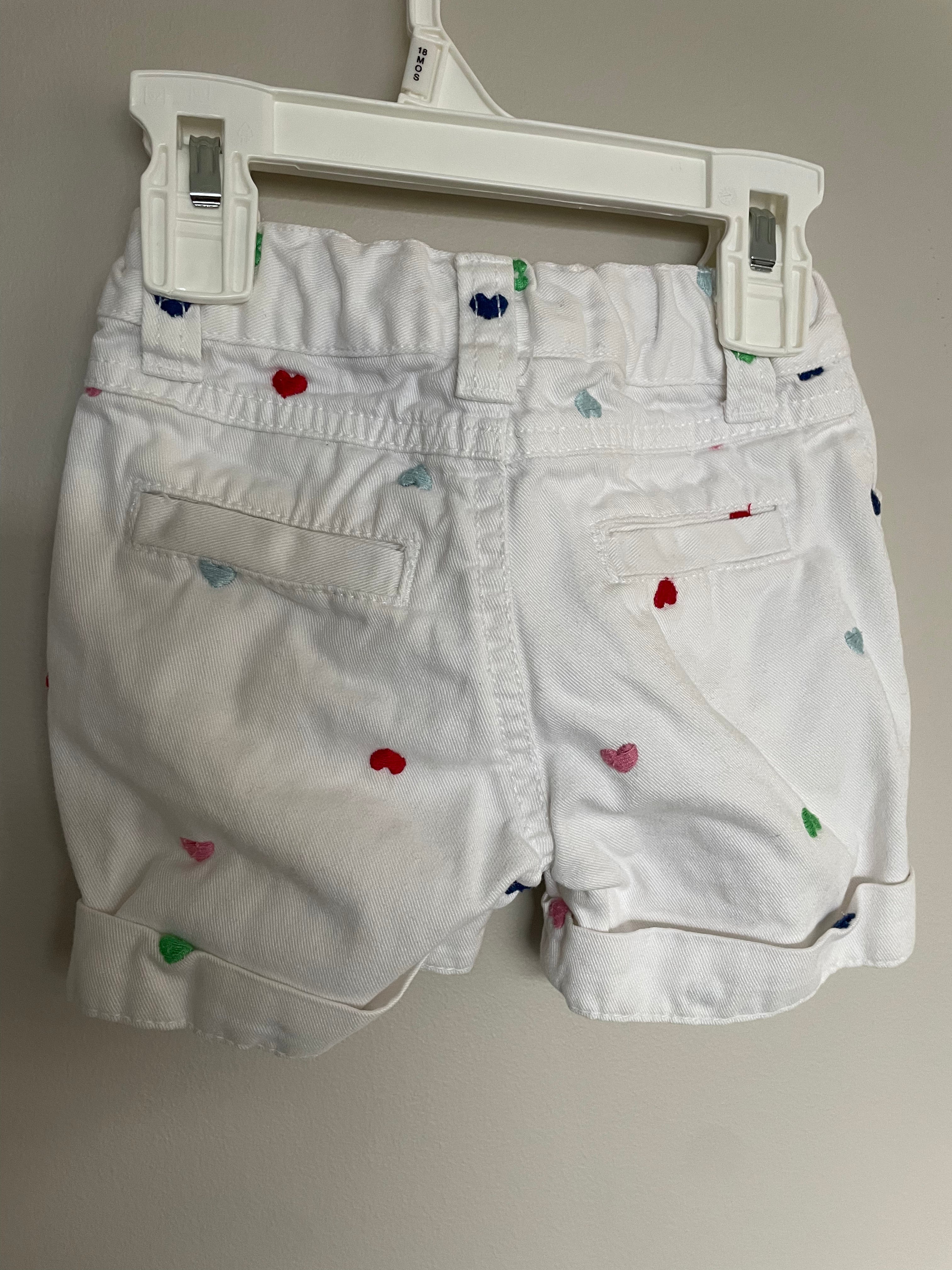 Joe Fresh Embroidered Heart Shorts | 12M