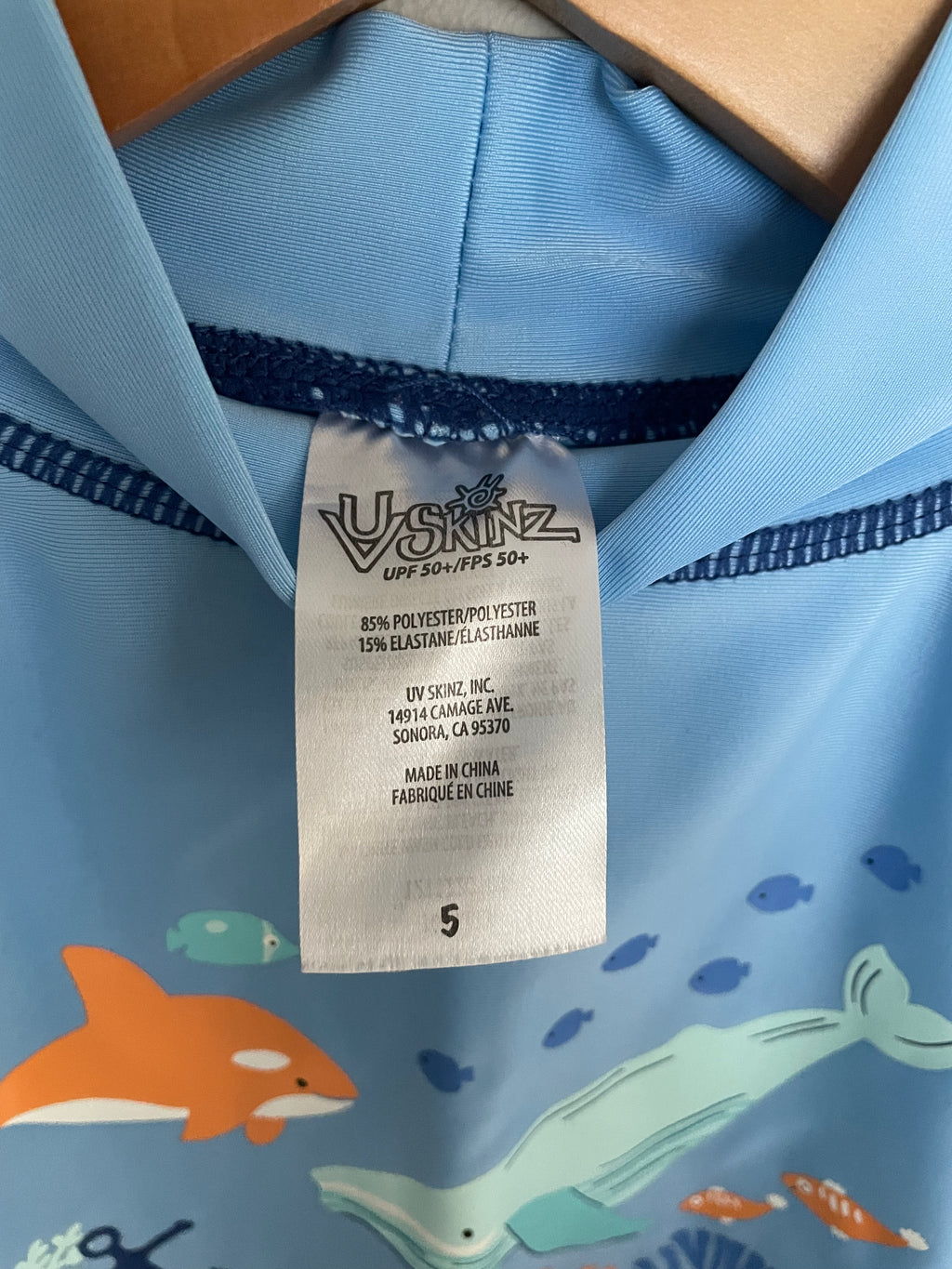 UV Skinz Blue Swim Shirt | 5T