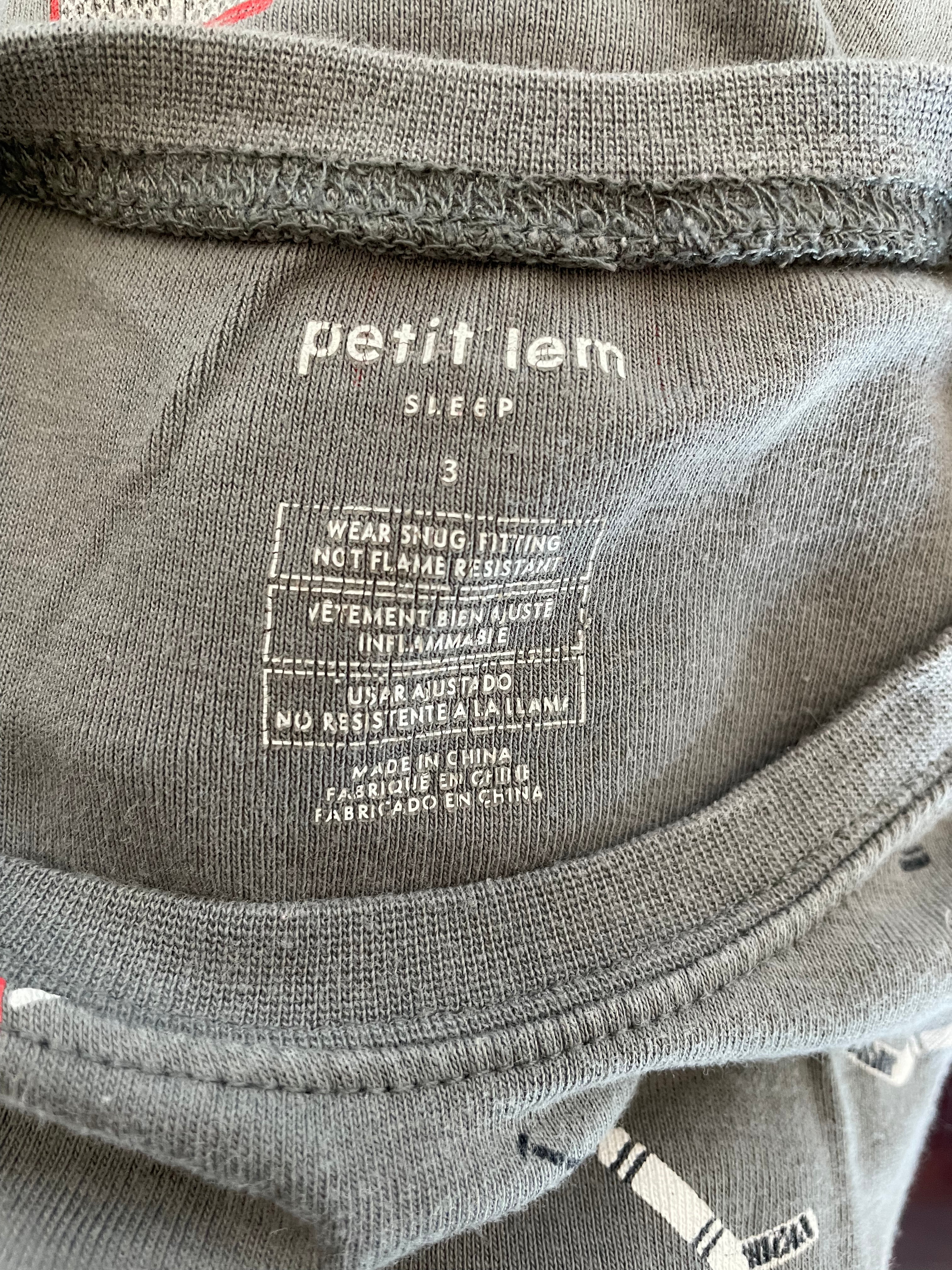 Petit Lem Hockey Pajamas | 3T