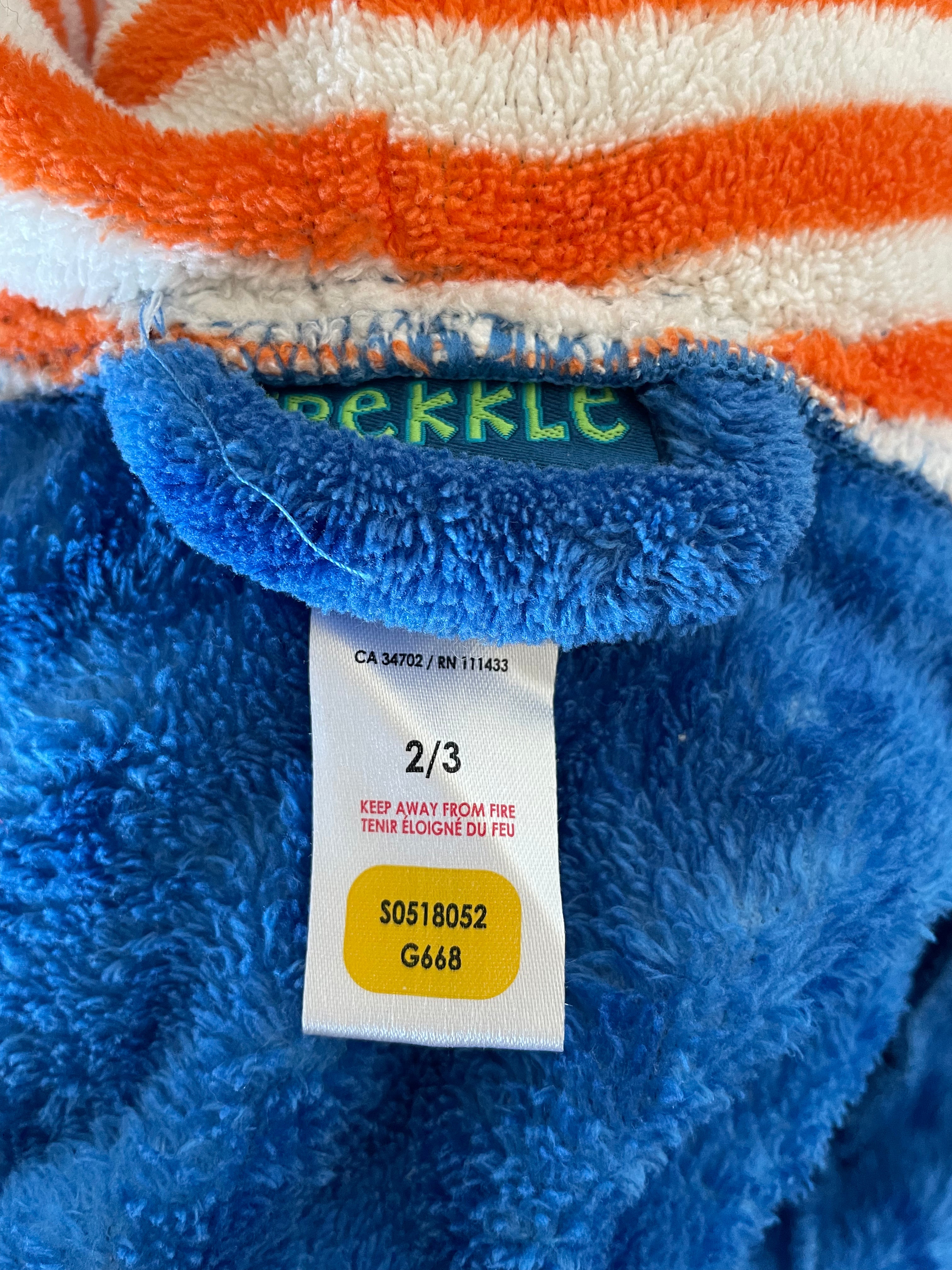 Pekkle Monster Plush Bath Robe | 2/3T
