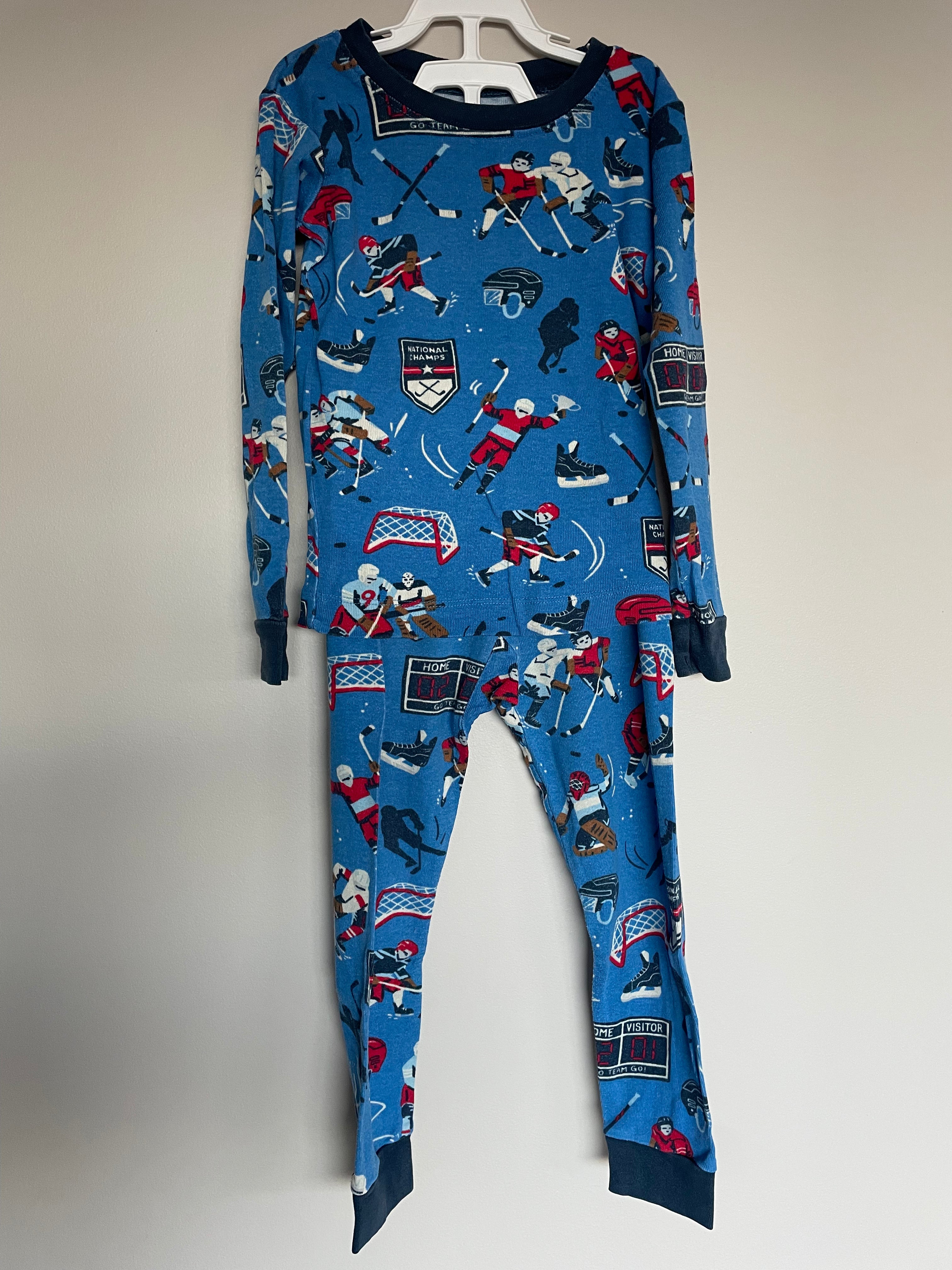 Little Blue House Hockey PJ Set | 4T