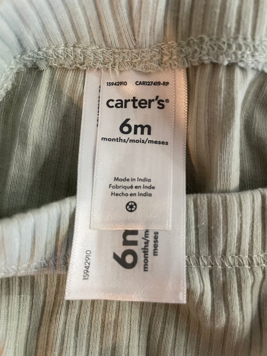 Carter's Ribbed Pants | 6M
