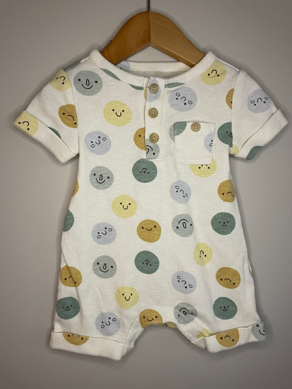 Old Navy Happy Face Romper | 3-6M