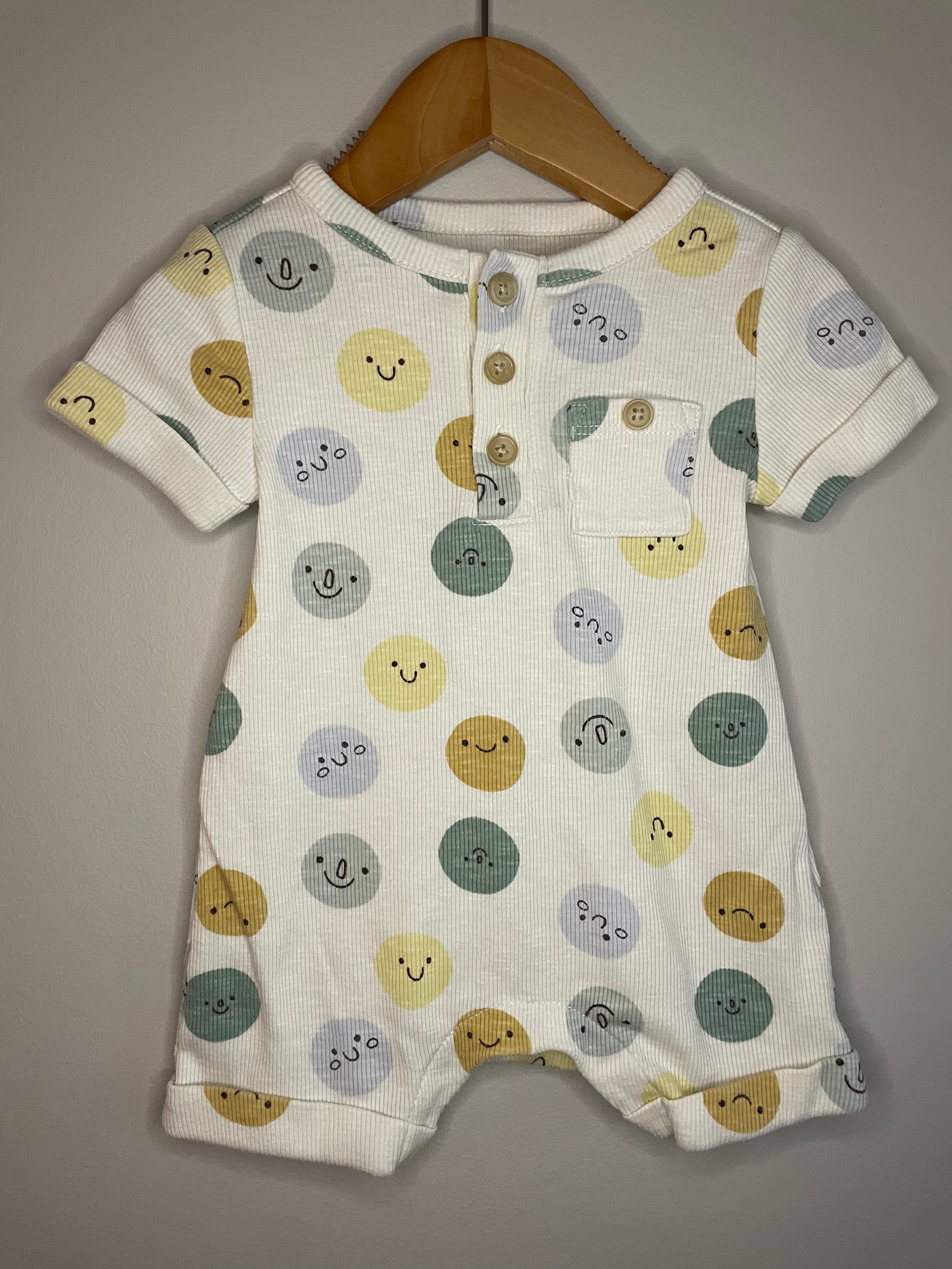 Old Navy Happy Face Romper | 3-6M