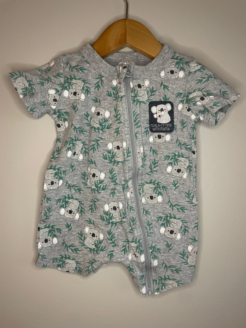 Baby Berry Koala Romper | 3-6M